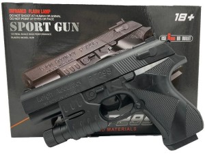 PISTOLET Z LASEREM K633, CABO-TOYS