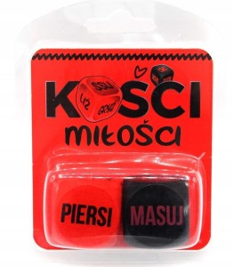 KOŚCI MIŁOŚCI (CZERWONO-CZARNE), GRAMMI