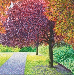 KARNET Z KOPERTĄ CZERWONA WIŚNIA