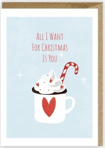 KARTKA BOŻE NARODZENIE ALL I WANT... EKO K069