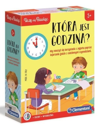 Uczę się bawiąc. Która jest godzina?, Clementoni