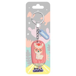 BRELOK 3D Z LATARKĄ - SERDUSZKO, BE-HAPPY GIFTS