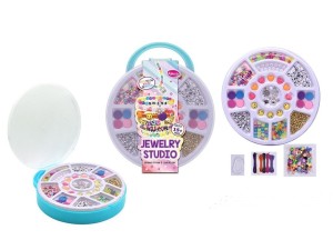 ZESTAW KORALIKÓW DO ROBIENIA BIŻUTERII W WALIZCE