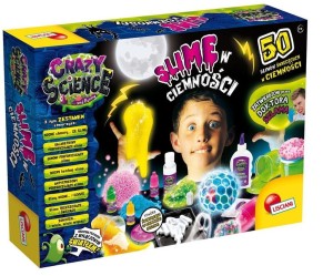 CRAZY SCIENCE - SLIME W CIEMNOŚCI, LISCIANI