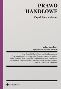 PRAWO HANDLOWE. ZAGADNIENIA WYBRANE