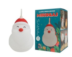 LAMPKA NOCNA LED RGB MIKOŁAJ