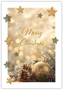 KARNET BOŻE NARODZENIE ENGLISH