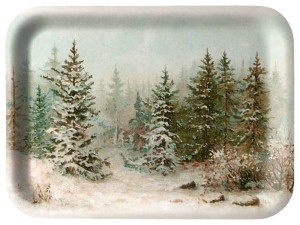 TACKA KUCHENNA OZDOBNA ZIMOWY LAS, SKONA TING