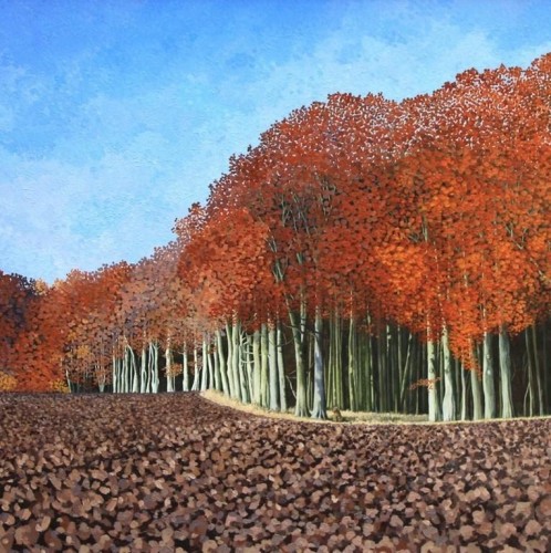 Karnet z kopertą Jesienny buk