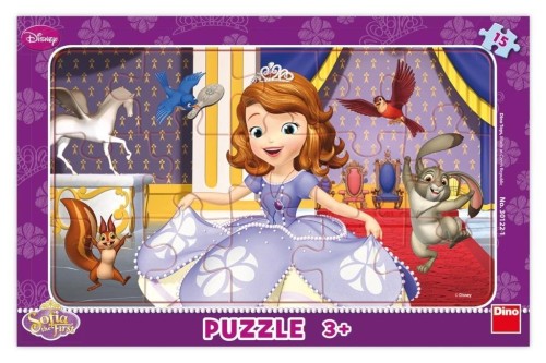 Puzzle dla dzieci 15el, Dino Toys