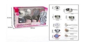 ZESTAW KUCHENNY METALOWY 11EL, MADEJ