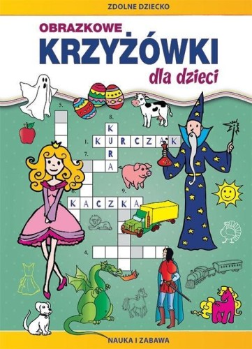 Obrazkowe krzyżówki dla dzieci, Monika Myślak