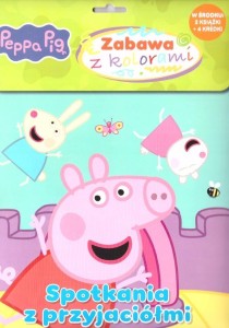 ŚWINKA PEPPA. ZABAWA Z KOLORAMI, PRACA ZBIOROWA