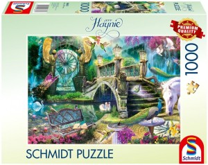 PUZZLE PQ 1000 TAJEMNICZY OGRÓD, SCHMIDT