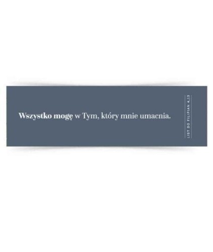 Zakładka duża - Wszystko mogę w tym, Szaron