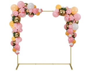 STELAŻ KWADRATOWY ZŁOTY 210X210CM