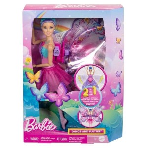 BARBIE MOTYLKOWA BALETNICA LALKA 2W1 Z TRANSFORM..