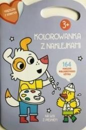KOLOROWANA Z NAKLEJKAMI. NA WSI Z PIESKIEM