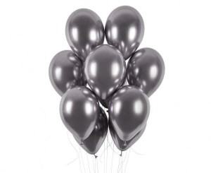 BALONY GB120 SHINY GRAFITOWE 33CM 50SZT