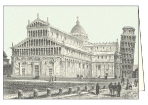 KARNET Z KOPERTĄ ITW 010 PISA PIAZZA MIRACOLI