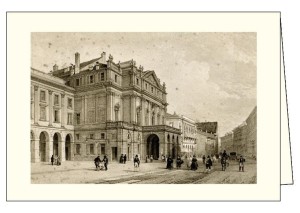 KARNET Z KOPERTĄ ITW 013 MILANO TEATRO ALLA SCALA