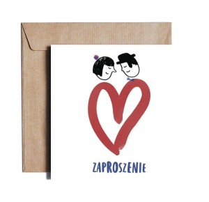 KARNET KW ONE HEART / JEDNO SERCE. ŚLUB AL03
