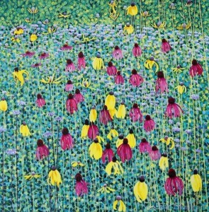 KARNET Z KOPERTĄ KWIATY PRAIRIE