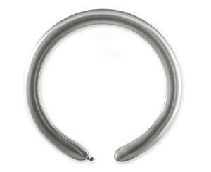 BALONY DO MODELOWANIA SREBRNE 140CM 100SZT