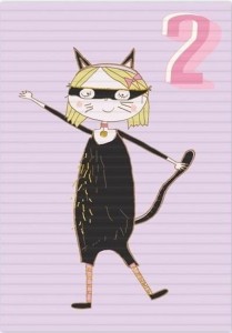 KARNET B6 Z KOPERTĄ URODZINY 2 DZIEWCZYNKA