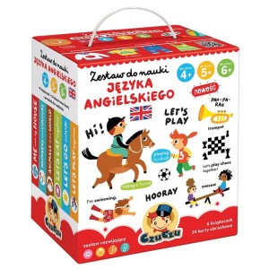 ZESTAW DO NAUKI J.ANGIELSKIEGO DLA DZIECI 4, 5, 6