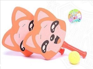 ZESTAW RAKIETEK PIANKOWYCH Z PIŁECZKĄ, ADAR