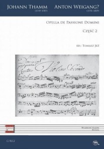 OPELLA DE PASSIONE DOMINI CZ.2