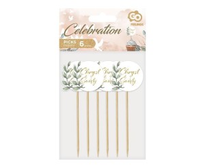 PIKERY CHRZEST ŚWIĘTY LISTKI 6SZT