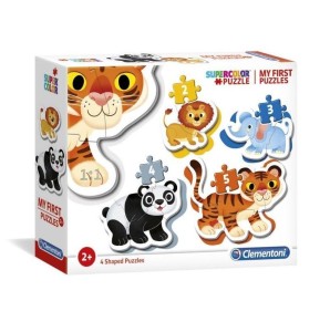 MOJE PIERWSZE PUZZLE WILD ANIMALS, CLEMENTONI