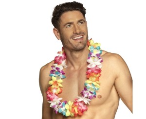 NASZYJNIK HAWAJSKI SUMMER FLASH ŚWIECĄCY LED