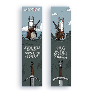 ZAKŁADKA KARTONOWA - DWA MIECZE, MOLOM