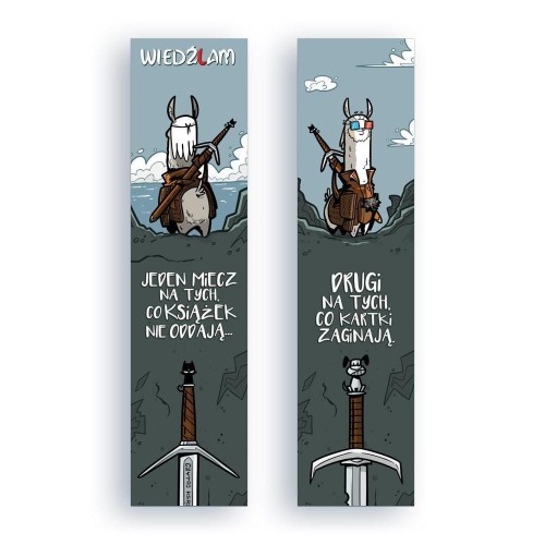 Zakładka kartonowa - Dwa miecze, Molom