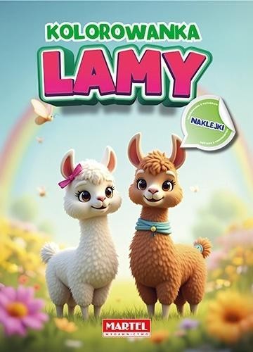 Kolorowanka Lamy z naklejkami, Maciej Ratajczyk