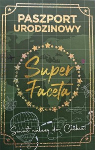 KARNET URODZINY NOWY PASZPORT MĘSKIE