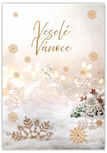 KARNET WESOŁYCH ŚWIĄT - VESELE VANOCE CESTINA
