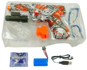 PISTOLET NA KULKI ŻELOWE I STRZAŁKI Z ŁADOWRKĄ