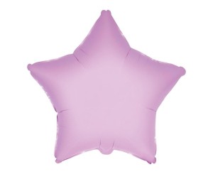 BALON FOLIOWY 46CM GWIAZDA RÓŻOWA DELIKATNA