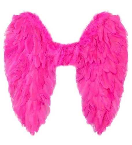 Różowe skrzydła naturalne pióra 50cm