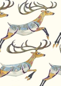 KARNET A122 B6 + KOPERTA GALOPUJĄCY RENIFER