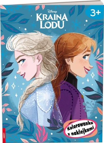 Disney Kraina Lodu. Kolorowanka z naklejkami