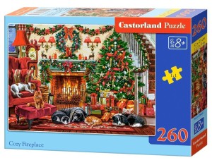 PUZZLE 260 COZY FIREPLACE, CASTORLAND