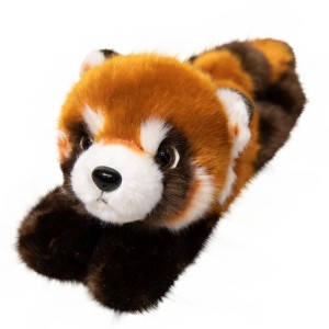 BRELOK PLUSZOWY PANDA RUDA 13CM, LEANTOYS