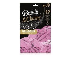 BALONY BEAUTY&CHARM MAKARONOWE LILIOWE 30CM 50SZT