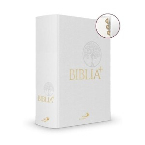 BIBLIA PLUS PŁÓTNO BIAŁA PAGINACJA, PRACA ZBIOROWA
