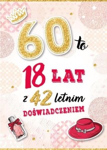 KARNET URODZINY 60